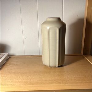 Hearth & Hand Cream Geometric Vase Accent